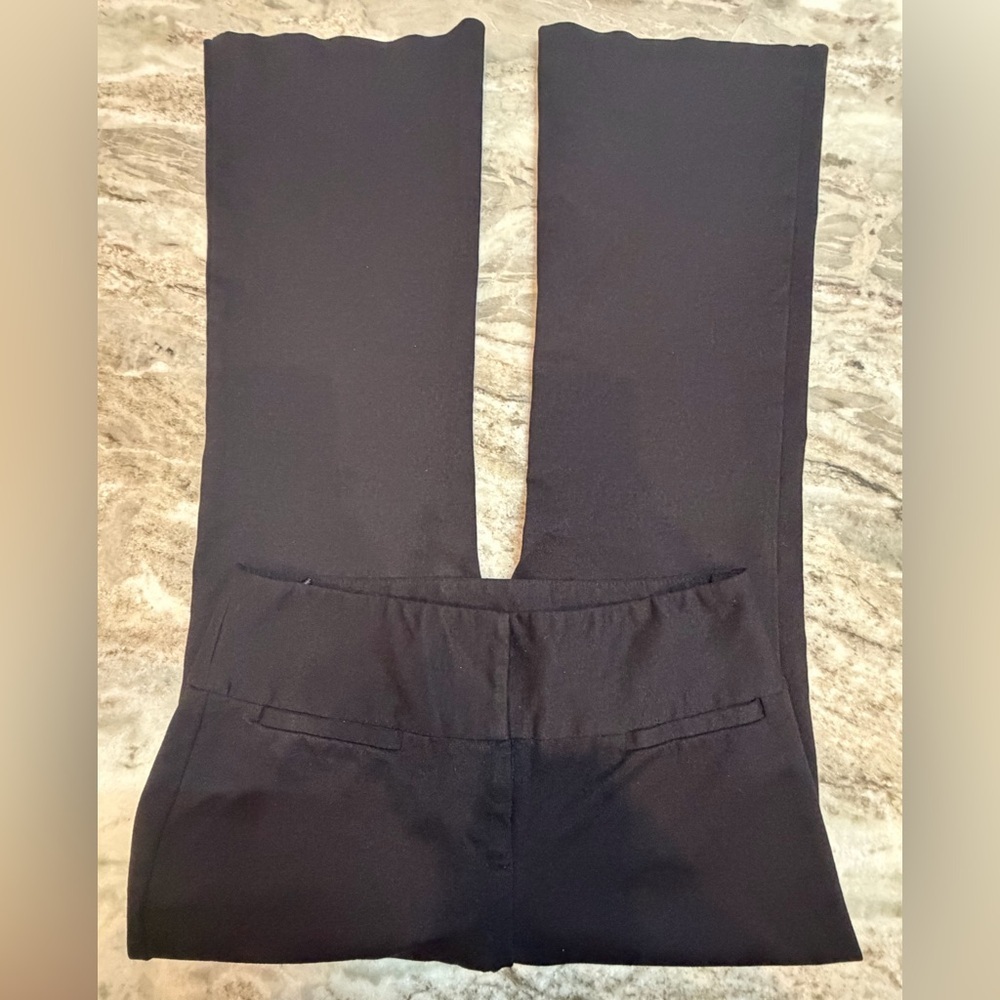 INC International Concepts 4P Black Dress Pants Stretch Trouser Petite